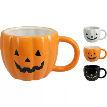   (Halloween) Bögre Porcelán Tök Dekor 170497880 (12/gy_24/#)