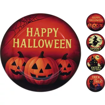 (Halloween) Tányér 33cm AKX200070 (24/#)