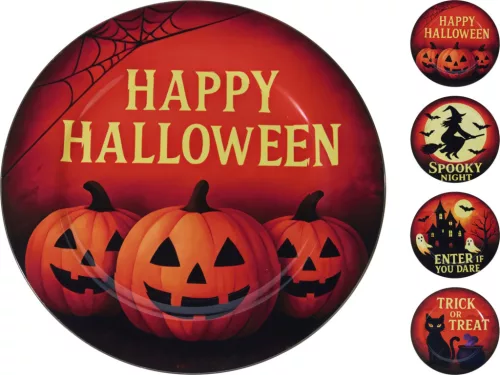 (Halloween) Tányér 33cm AKX200070 (24/#)