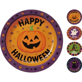 (Halloween) Tányér 33cm AKX200080 (24/#)