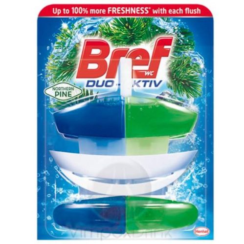 Bref Duo Aktiv Wc Gél+Kosár Pine 2X50Ml (e)