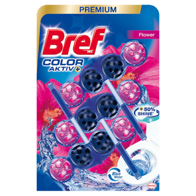 Bref Color Aktiv Wc Frissítő Flower 3X50G (e)