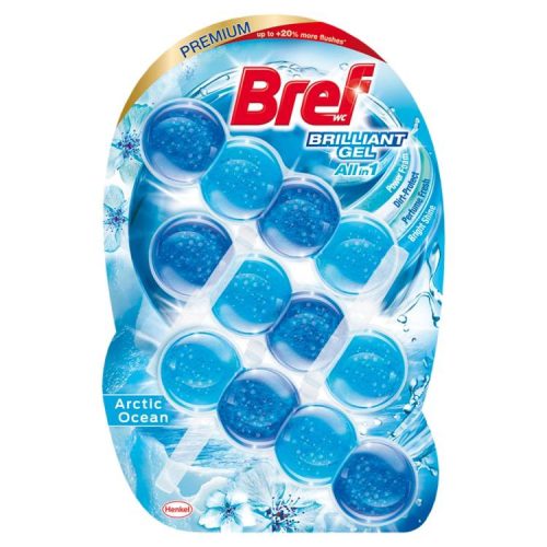 Bref Brilliant Gel Wc Illatosító Artic Ocean 3X42G (e)
