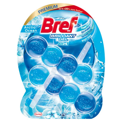Bref Brilliant Wc Tisztító Gél Ocean 2X42G (e)