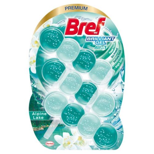 Bref Brilliant Gel Wc Illatosító Alpine Lake 3X42G (e)