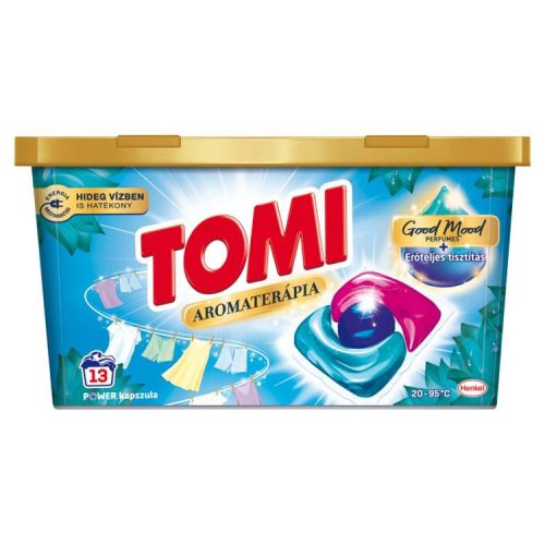Tomi Power Caps Mosókapszula Color Lótusz És Mandula 13Db (e)