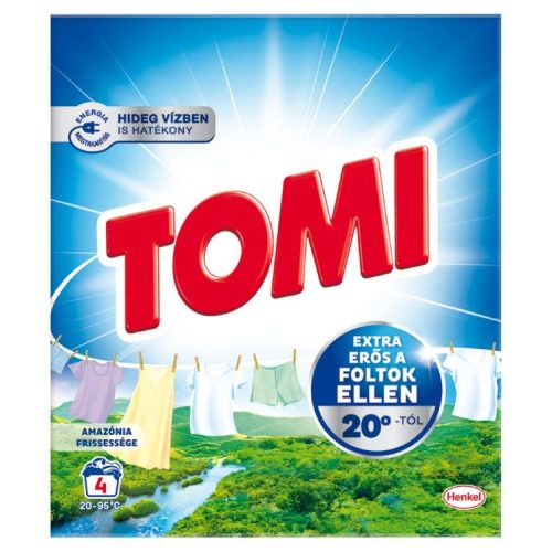 Tomi Mosópor Amazónia Frissesége 4 Mosás 220G (e)