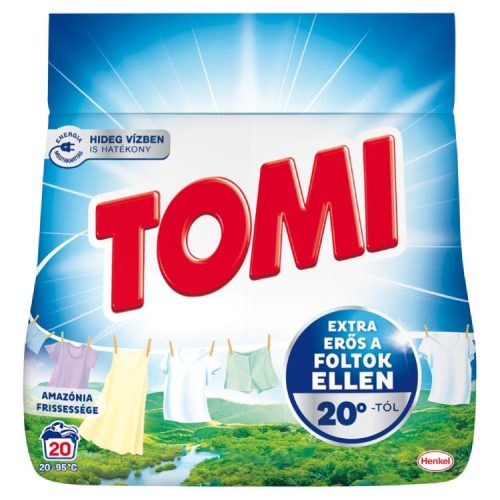 Tomi Mosópor Amazónia Frisseség 20 Mosás 1,1Kg (e)