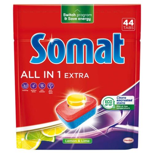 Somat All In1 Extra Mosogatógép Tabletta Lemon 44Db (e)