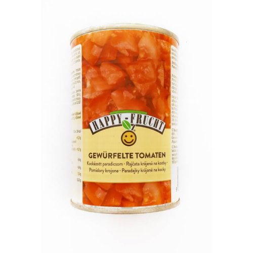 Happy Fru.Kockázott Paradicsom 400G (e)