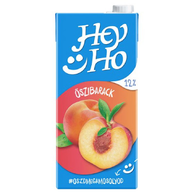 Hey-Ho Üdítőital Őszibarack 12% 1L (e)